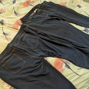 Bundle of two No Nonsense Women's Stretch Denim Legging XXL